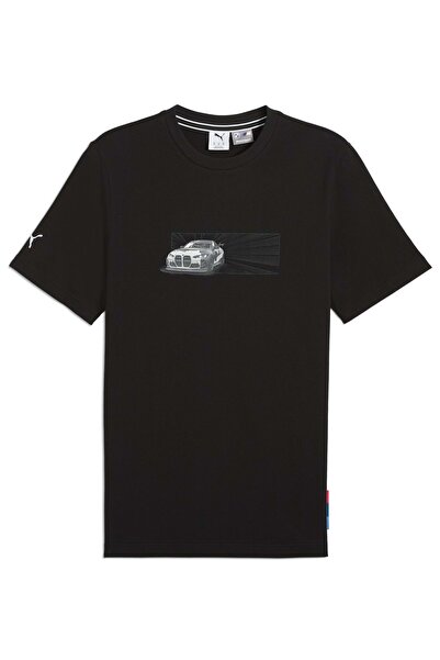 Puma 630624-01 BMW MMS Car Graphic Tee Bmw Team T-shirt Ανδρικό T-Shirt ΜΑΥΡΟ
