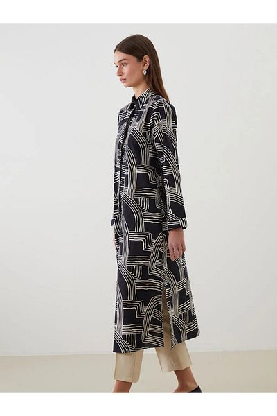 LC Waikiki LCW Modest Patterned Women's Shirt Tunic