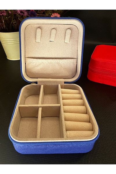 Mutenaura Tip de călătorie Organizator de bijuterii de lux 9x9cm