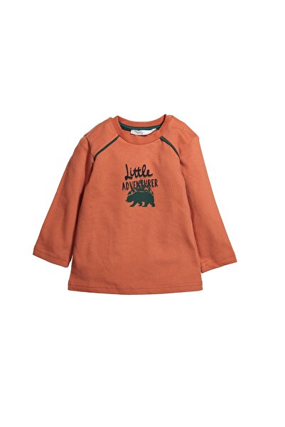 Zeyland Erkek Bebek Baskılı Omuz Biyeli Sweatshirt (12AY-4YAŞ)