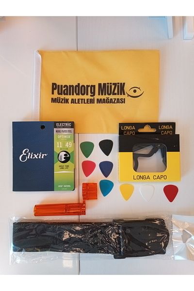 PUANDORG Elixir 11/49 Nanoweb Electric Guitar String (11-49) (Gifts)