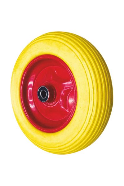 flores Polyurethane wheel with wheelbarrow hub, tubeless, 4.80 / 4.00 - 8