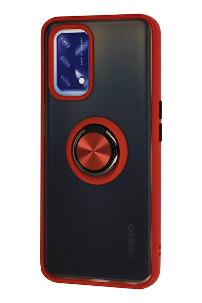 NewFace A74 4g Case Montreal Ring Silicone Cover - Red Gnzrz