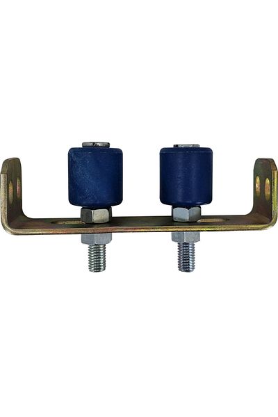 flores Adjustable guide for sliding gate, with 2 rollers Ø 35 mm, plate 170 x 45 mm