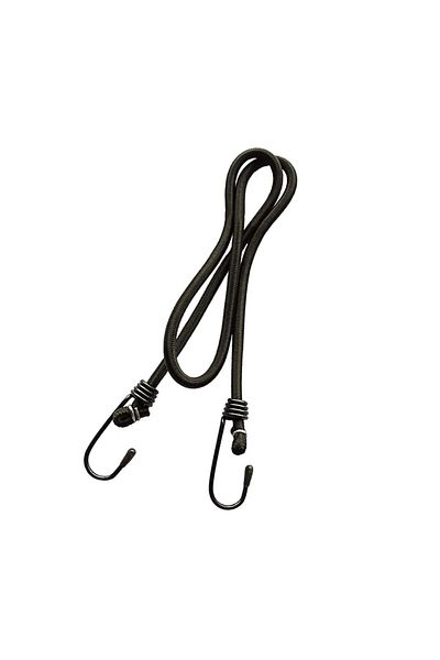 flores Elastic strap for fastening, black, 2 m x 8 mm