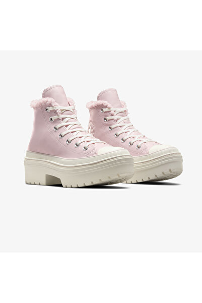 Converse Chuck Taylor All Star Lugged Heel Unisex Pembe Deri Platform Bot