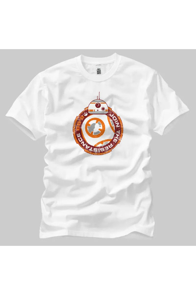 Built By Crazy Star Wars: Pridružite se BB-8 unisex majici