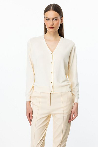 ON V-Neck Buttoned Cardigan