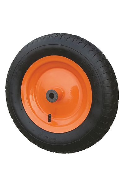 flores Wheelbarrow inner tube, orange, 350 mm x 8"