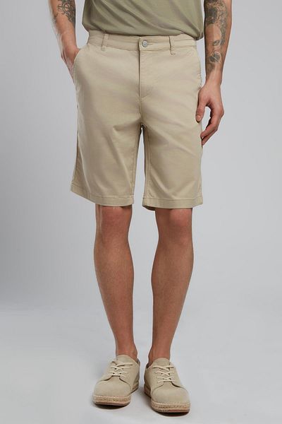 Lee Cooper Мъжки плетени шорти Lone Chino, бежови