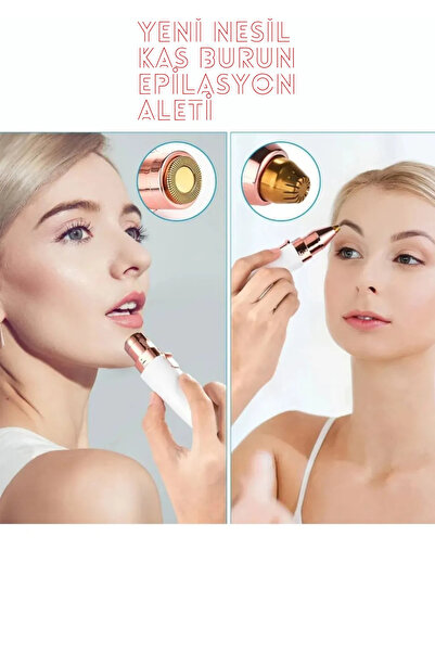 Laraheiser Seyahat Boy Kaş Bıyık Alımı için Kompakt Epilasyon Cihazı – Uzun S...