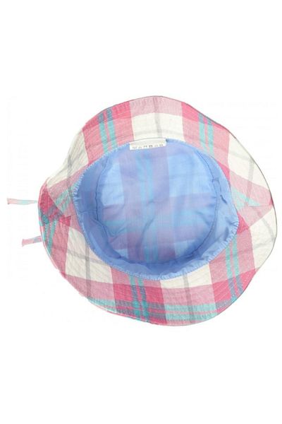 Banz Palarie Bebelusi Bucket, Protectie Soare Upf50 , White Check, 6 - 24 Luni