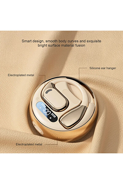CeymSTecH Surround Sound Ses Teknolojisi M76 Kablosuz Çevirmen Bluetooht Sport Gold Renk Kulaklık