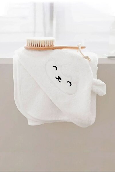 Atlas collection %100 Pamuk Havlu Kundak Kulağı | Yumuşak Bambu Havlu Kundak