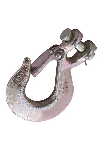flores Lifting hook, with bolt, safety, for cable, 1/4", 100 mm