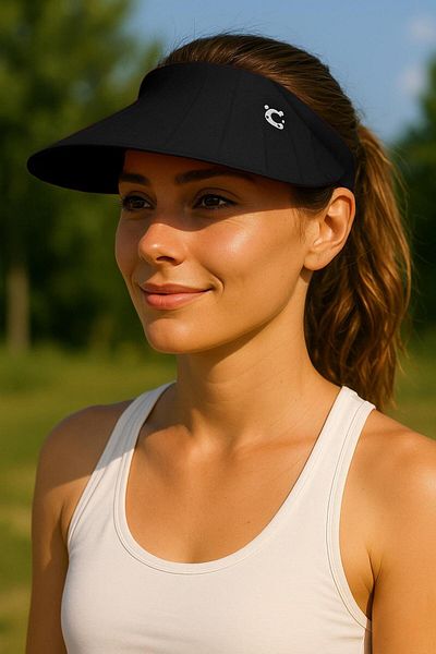 LAGRANZE Women's Floating Sports Viser Hat – Suitable for Sea and Pool Use
