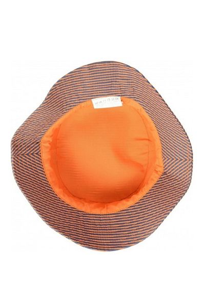 Banz Palarie Bebelusi Bucket, Protectie Solara Upf50 , Blue Orange Stripe, 6-24 Luni