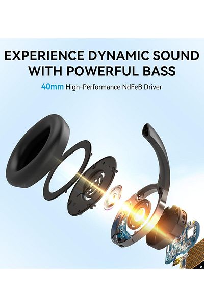 Edifier W600BT Wireless Sterio Headphones ,BT5.1,Mic,3.5mm,USB-C,30H Playback