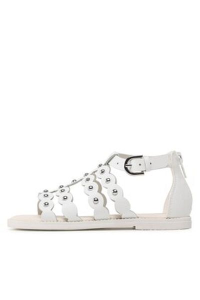 Geox girls' sandals J3535D-043BC white
