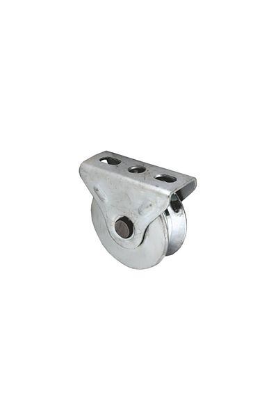 flores Metal roller, for gate, with support, 90 mm