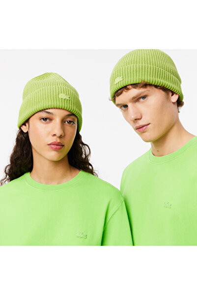 Lacoste Unisex Yeşil Bere