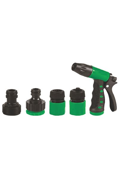 flores Gun with hose accessories and 2 functions, 3/4, 4 pieces