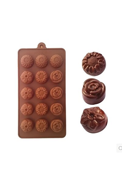 Home Silikon mini çikolata kalıbı desenli şekilli eğlenceli çikolata kalıplar...