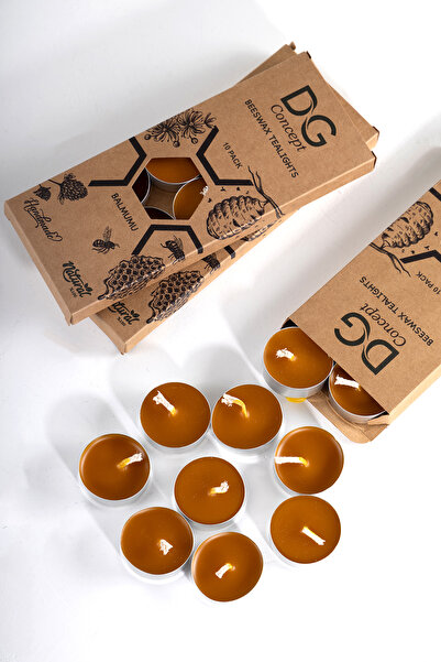 Balmumu Tealight Mum 10’lu Paket