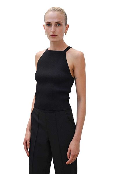 Mısırlı Athlete Unisex Black Tank Top - W22W07D110At