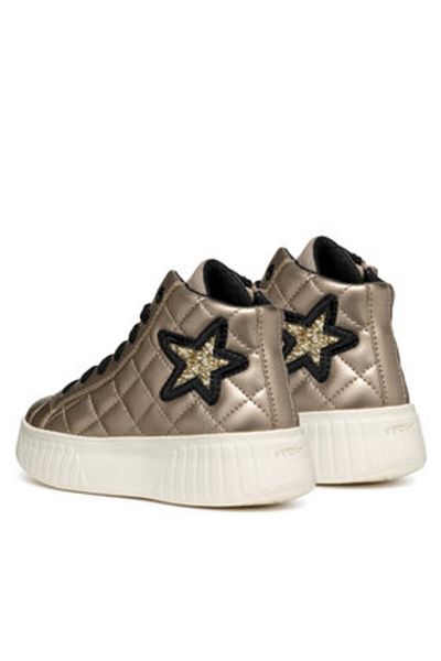 Geox girls' sneakers J46DVA-000NF gold-colored