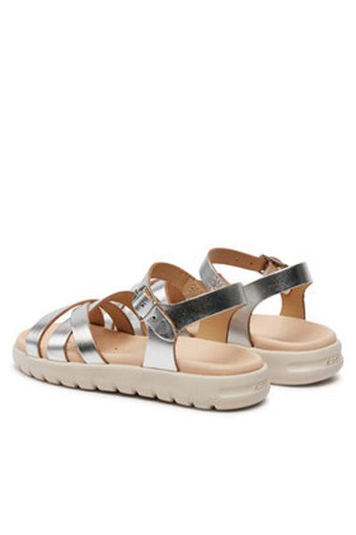 Geox girls' sandals J45GSA-000CF silver