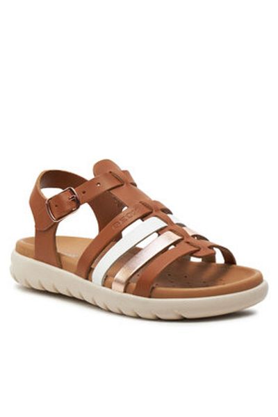 Geox girls' sandals J35GSB-043CF brown