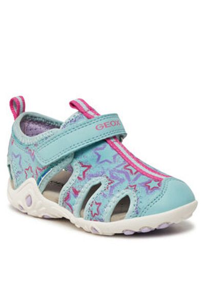 Geox girls' sandals J45GRC-0EE04 blue