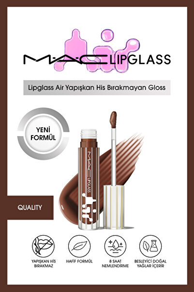 M.A.C Lipglass Air Yapışkan His Bırakmayan Gloss - QUALITY