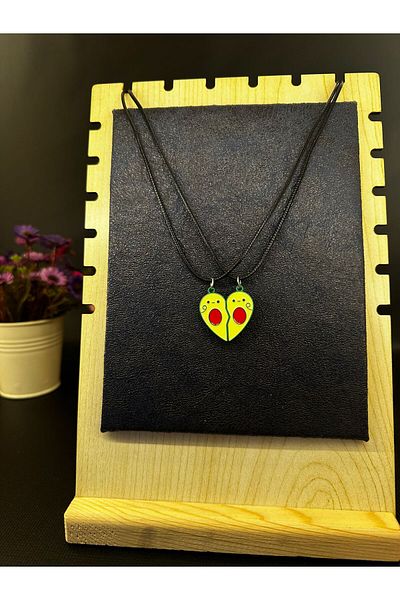 Mutenaura Magnet Lover & Friend Necklace 2 Pack Avocado