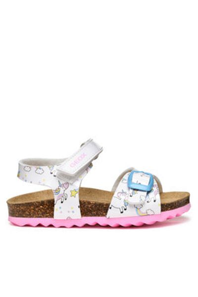Geox girls' sandals B922RA-0FCHH white