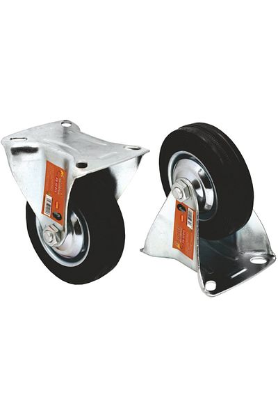 flores Fixed trolley wheel, 125 mm