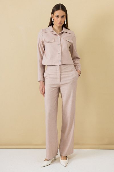 Ekol Wide Leg Trousers with Side Pockets