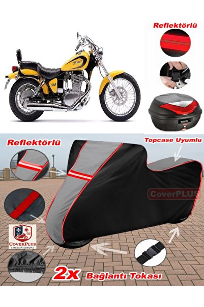 CoverPlus سوزوكي LS 650 سافاج القماش المشمع Topcase متوافق مع القماش المشمع ل...