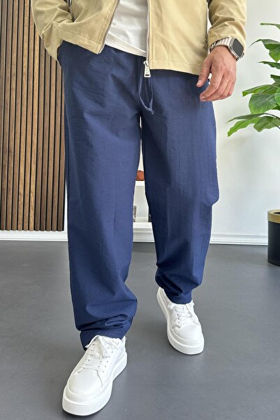 Edwox Чоловічі еластичні баггі-штани Lacivert Edw359