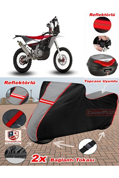 CoverPlus XEF 450 4T MY23 القماش المشمع Topcase متوافق مع القماش المشمع للدرا...
