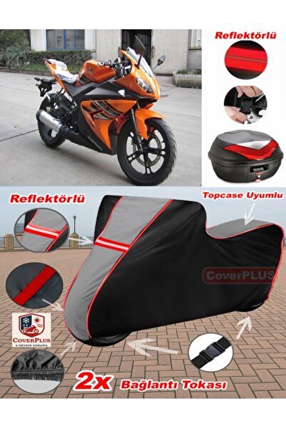 CoverPlus Kad?Rga Kdr-250 Tarpaulin Topcase Compatible Motorcycle Tarpaulin (...