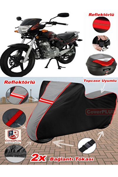 CoverPlus Mondial 125 NT Turquoise Tarpaulin Topcase متوافق مع القماش المشمع ...