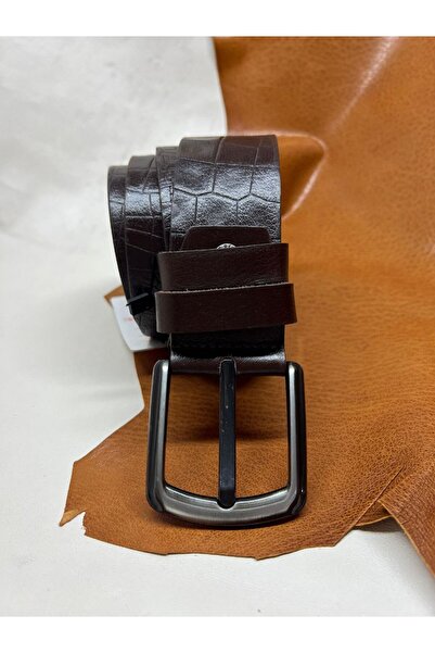 Tarz %100 Hakiki Manda Derisi Timsah Desenli Erkek Kemer – Doğal Güç, Gerçek ...