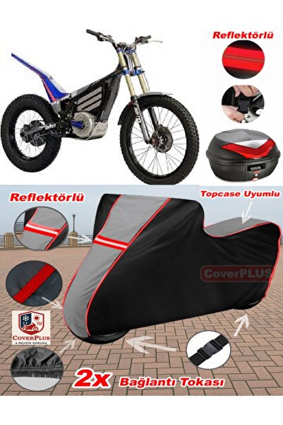CoverPlus LECTRIC MOTION E Pure Race Tarpaulin Topcase متوافق مع القماش المشم...