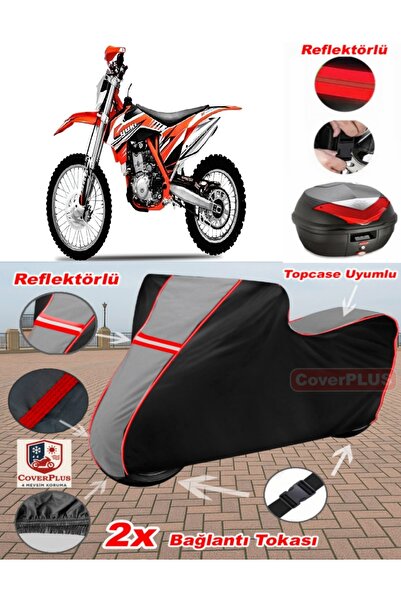 CoverPlus Yuki Dirty Paws Offroad Tarpaulin Topcase متوافق مع القماش المشمع ل...