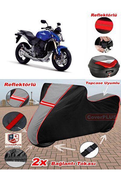CoverPlus Honda Cb 600 F Hornet Tarpaulin Topcase Compatible Motorcycle Tarpa...