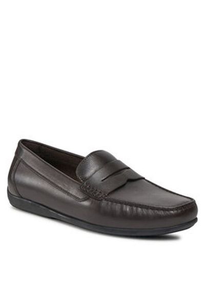 Geox men's moccasins U450WC-00043 brown