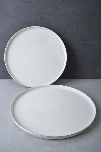 Heda Porselen Rüya Platinum Gilded 2 Piece Service Plate