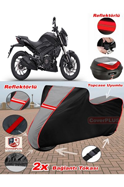 CoverPlus Bajaj Dominar 400 UG Tarpaulin Topcase متوافق مع القماش المشمع للدر...